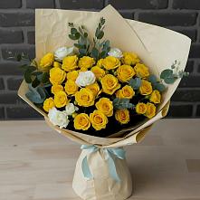 Букет цветов из:  Розы в Балковскую 