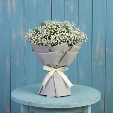 Букет цветов из:  Гипсофила в Балковскую 
