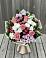Букет цветов из: Альстромерии, Гвоздики, Розы и Хризантемы в Балковскую 