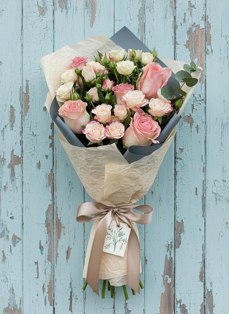 Букет цветов из: Розы в Балковскую 