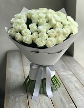 Букет 35 Белых роз #REPLACE_PRED# Балковскую 