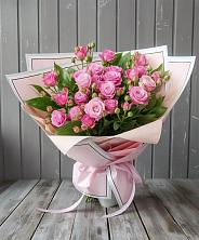 Букет Розовый кустик в Балковскую 