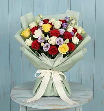 Букет цветов из:  Розы в Балковскую 
