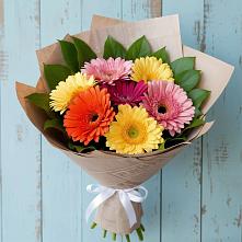 Букет цветов из:  Герберы #REPLACE_PRED# Балковскую 