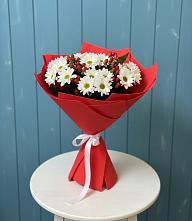 Букет цветов из:  Хризантемы #REPLACE_PRED# Балковскую 