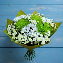 Букет цветов из:  Хризантемы #REPLACE_PRED# Балковскую 