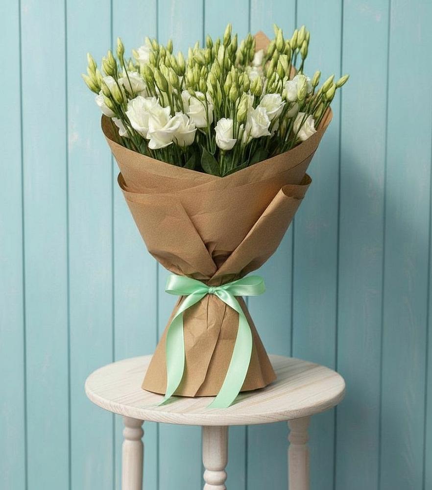 Букет цветов из: Лизиантусы в Балковскую 