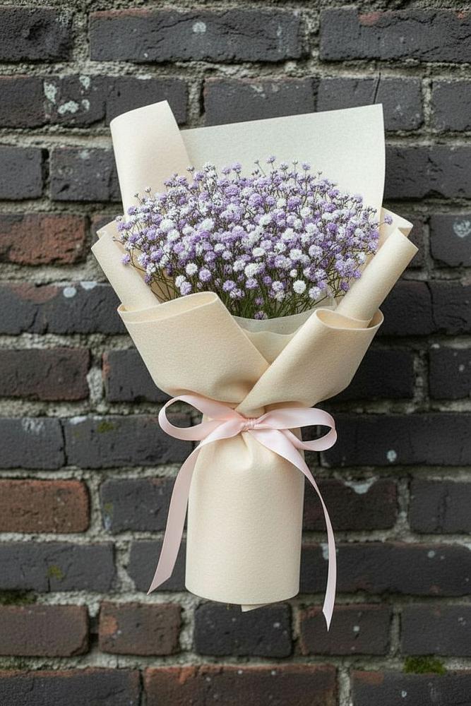 Букет цветов из: Гипсофила в Балковскую 