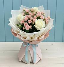 Букет цветов из:  Розы в Балковскую 