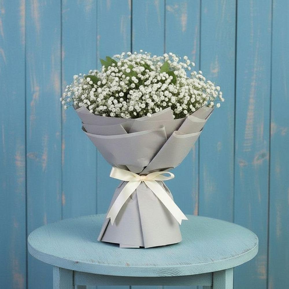 Букет цветов из: Гипсофила в Балковскую 