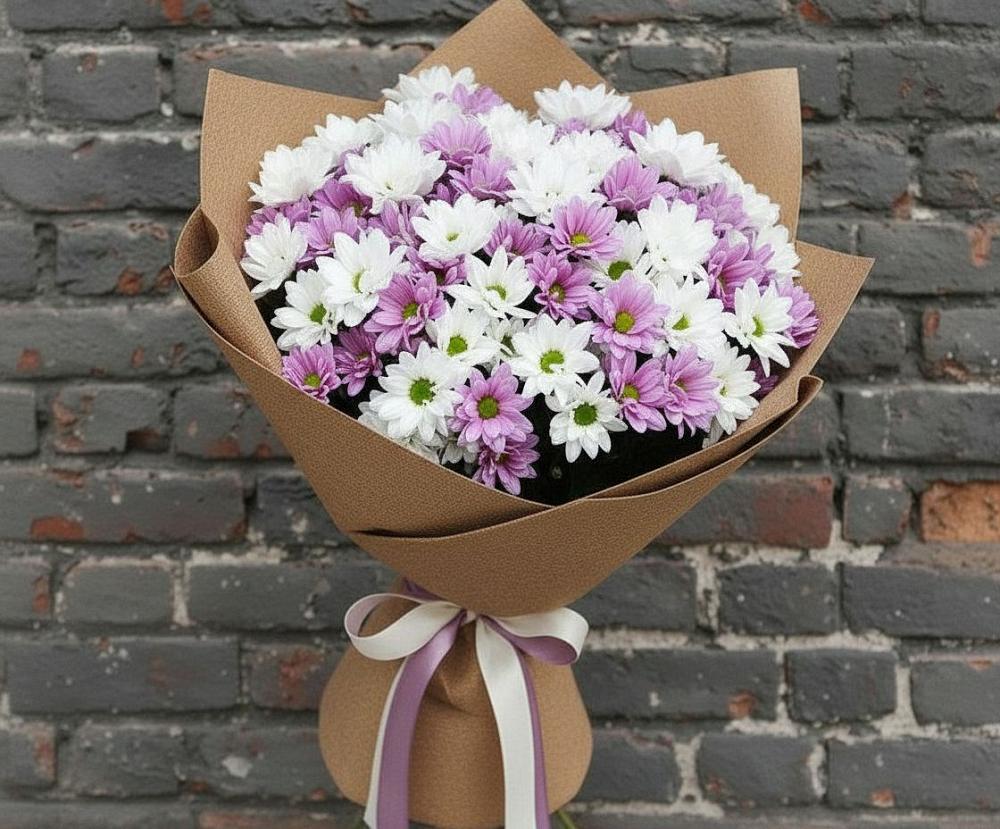 Букет цветов из: Хризантемы в Балковскую 