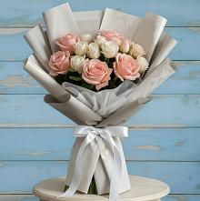 Букет цветов из:  Розы #REPLACE_PRED# Балковскую 