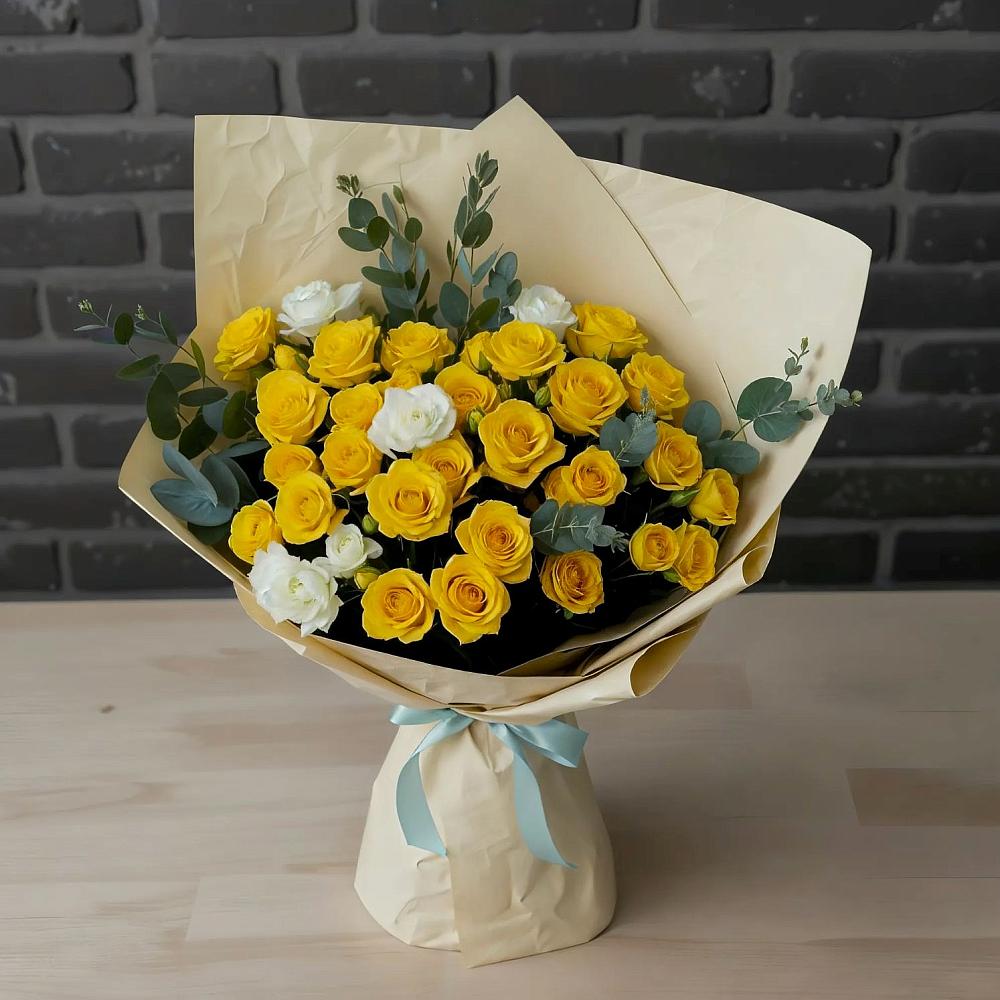 Букет цветов из: Розы в Балковскую 