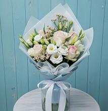 Букет цветов из:  Розы и Лизиантусы #REPLACE_PRED# Балковскую 