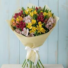Букет цветов из:  Альстромерии в Балковскую 