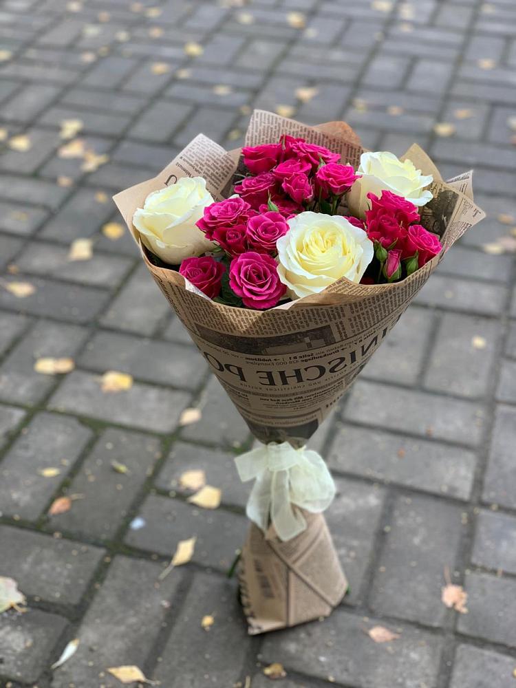 Букет цветов из: Розы в Балковскую 