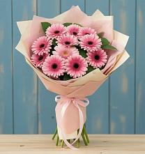 Букет цветов из:  Герберы в Балковскую 