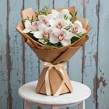 Букет цветов из:  Орхидеи и Розы в Балковскую 
